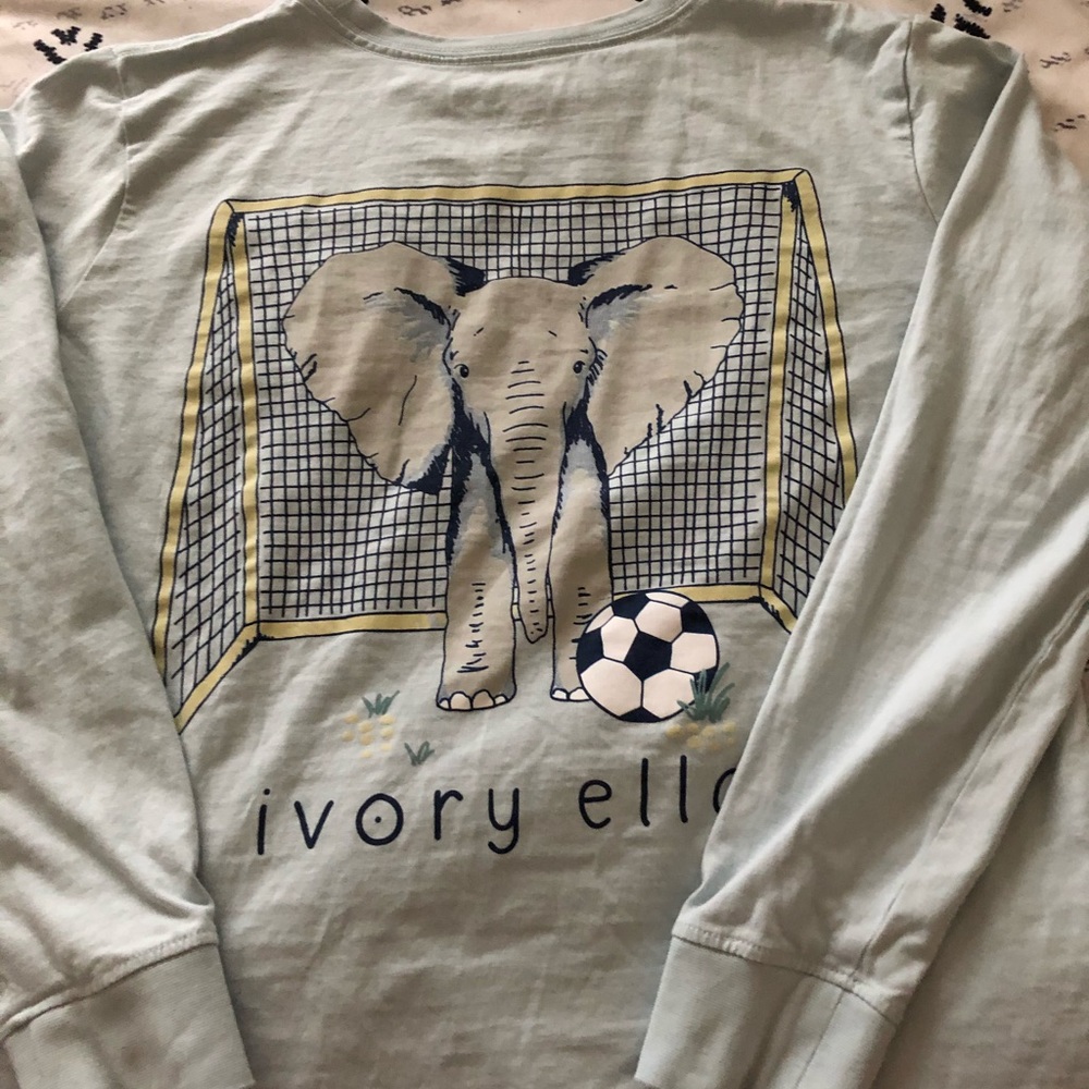 ✰light blue ivory ella long sleeve tee ✰